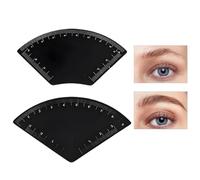 Compteur pour sourcils, 2 pièces, dessin rapide, cartographie, modélisateur de précision, règle guide pour le dessin du maquillage - pour la maison, le voyage, le trajet, le maquillage,