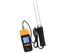 Compteur précis avec sonde amovible pour bois, papier et tissu, écran LCD rétroéclairé de haute précision ± 2 % et testeur de petit espace de mise hors tension automatique