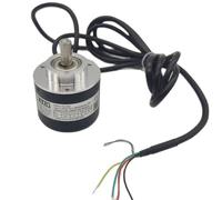 Compteur Rotatif mécanique de 58 mm de diamètre extérieur et Arbre de 10 mm, encodeur Optique de 100 à 2500 impulsions(500ppr Line Driver)