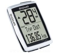 Sigmaitalia Compteur vélo BC 12.0 WR filaire Blanc/Noir