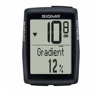 Sigmaitalia - Compteur de vélo BC 14.0 WR - Filaire, 14 fonctions, altimètre barométrique - Noir