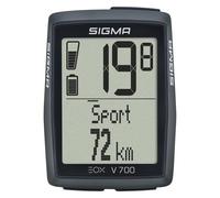 Sigma Eox View 700 Cycling Computer Clair Black