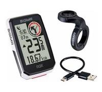 Compteur sigma rox2.0 gps blanc avec support cintre decale Blanc G