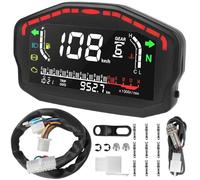 Compteur tours moto Compteur de moto 2/4 cylindres pour scooter, ATV, tachymètre numérique, indicateur de remise en état de moto, compteur kilométrique rétro universel