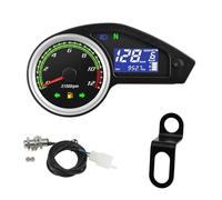 Compteur tours moto Compteur kilométrique numérique universel pour moto 12 V pour Brésil GY200 pour Brésil CG