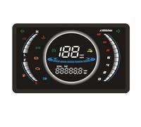 Compteur tours moto Compteur numérique universel Assy Tachymètre moto RPM Température de l'eau pour moteurs monocylindres uniquement