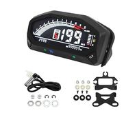 Compteur tours moto Tableau de bord numérique pour moto, affichage de vitesse, tachymètre, jauge de carburant, compteur kilométrique pour 1, 2, 4 cylindres