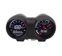 Compteur tours moto Voltmètre de moto Moto 6 affichage de vitesse jauge de carburant pour Brésil pour Titan 150 pour CG150 pour Fan150 2010 2012