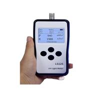 Compteur UVB Testeur UV Compteur de lumière ultraviolette Radiomètre Sources UVA UVB LS125 Multi-sonde Haute précision Fonctionnement simple(LS125 with UVCLED-X0)