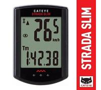 Compteur Vélo - CatEye - Strada Slim - Sans Fil - Noir - Interface ClickTec