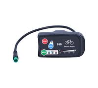 Compteur Vélo Électrique, Affichage LCD 36V 48V Compatible, Panneau de Contrôle pour Cyclistes Urbains, Loisirs et Montagne