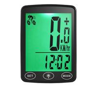 Compteur Velo Ordinateur de vélo étanche avec Compteur Vitesse, odomètre, Affichage la température(Wireless)