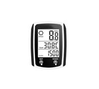 Compteur Velo sans Fil Compteur de Vitesse Filaire for vélo étanche, Compteur kilométrique(White)