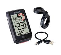 Compteur velo sans fil/gps Sigma rox 2.0 14 fcts noir set top mount (support