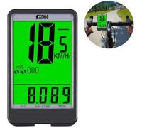 Compteur Velo Sans Fils VTT Compteur de Vitesse Vélo Sans Fil Cycle Ordinateurs Ordinateur de vélo avec écran imperméable à l'eau