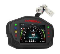 Compteur vitesse Compteur De Vitesse Moto RPM Tachymètre Jauge De Carburant 2/4 Cylindres Niveau De Carburant Compteur Kilométrique Journalier Affichage Tableau Bord