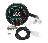 Compteur Vitesse Compteur De Vitesse Numérique Universel Pour Moto, 0 À 12 000 Tr/min, Indicateur Kmh/mph pour GN125(Gauge with Sensor)