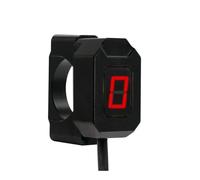 Compteur Vitesse Indicateur De Vitesse Numérique Universel Pour Moto 6 Vitesses Affichage LED Levier Changement Support D'indicateur(Red set)