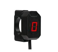 Compteur Vitesse Indicateur De Vitesse Numérique Universel Pour Moto 6 Vitesses Affichage LED Support D'indicateur(Red set)