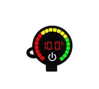 Compteur Vitesse Modèle Moto Tension Puissance Double | Modèle Moto Tension Puissance Double Affichage Voltmètre Température de l'eau Compteur