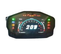 Compteur vitesse moto Compteur De Vitesse TFT Universel Pour Moto 1/2/4 Cylindres, Odomètre Multifonctionnel Avec Jauge Niveau Carburant Et Température D'eau