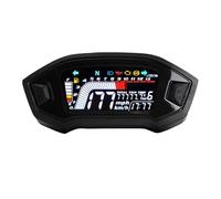 Compteur vitesse moto Ensemble D'instruments Tachymètre de moto avec écran numérique LCD, compteur de vitesse Intelligent Convient pour Honda GROM 2013 - 2019 pour CRF250 Rally 2017-2019