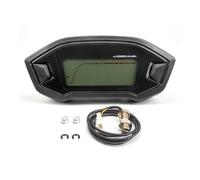 Compteur vitesse moto Tableau De Bord Avec Compte-tours À Couleurs Réglables, Indicateur D'état Du Moteur, Niveau Carburant, Odomètre, Heure Et Vitesse Pour Moto