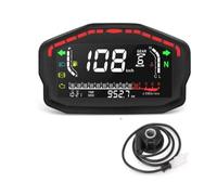 Compteur Vitesse pour 2/4 cylindres | Compteur universel de moto, tachymètre numérique, température de l'eau, jauge de carburant, alarme ABS, pour 2/4 cylindres