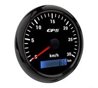 Compteur Vitesse pour gps 52mm 30 Nœuds Étanche IP67 Compteur | Précision pour gps rapide, étanche IP67, plage 9-32V, idéal pour moto pour camion, lecture claire pour jour nuit