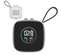 Compteurs de qualité de l'air intérieur - Petit testeur d'humidité à écran LED avec Sangle, testeur d'humidité Domestique Polyvalent pour Les Chambres à Coucher et Les espaces de Vie