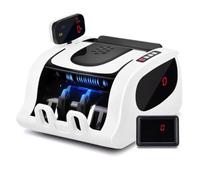 Compteuse de billets, Compteur d'argent portable rechargeable compact pour le travail commercial et financier