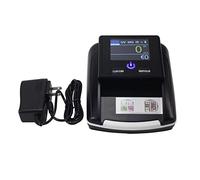 Compteuse de billets, Compteur de factures USD/EUR Reconnaissance automatique Haute précision Machine de capture de faux argent avec détecteur de monnaie de batterie rechargeable(With battery)