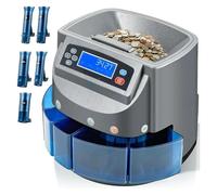 Compteuse de billets, Compteuse de pièces électrique avec écran LCD for un tri et comptage efficaces des à 270 par minute, adaptée aux magasins détail Pour entreprises