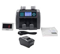 Compteuse de Billets, Dénomination de dénomination comptoir la machine mélange du compteur valeur contrefaçon for 5 à 7 types devises tri et compter le facture restauration bancaire(Display)