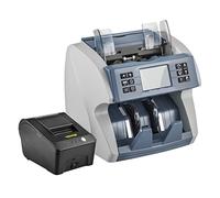 Compteuse de billets, Money Counter Machine Business Cash Register Fake Banknote Detector With 5 Counterfeit Fuction For Euro USD AUD Banks Shops(Counter-Printer)