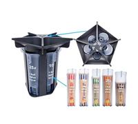 Compteuse de billets, Organisateur de banque pièces 5 en 1 avec tubes et emballages tri, compteur efficace Pour entreprises