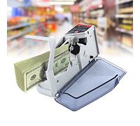 Compteuse de billets portable - Compteuse de billets - Mini testeur de billets - Avec écran LED - 600 notes/minute