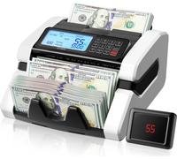 Compteuse de billets STANEW avec écran LCD, comptage multimode avec totalisation pièce par pièce, détection UV/MG/IR, vitesse >1000 pièces/min, EUR/USD/GB