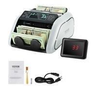 Compteuse De Billets Usd Et Eur, Machine Détecteur De Faux Billets Contrefaçon Uv,Mg,Ir Et Dd Écran Lcd