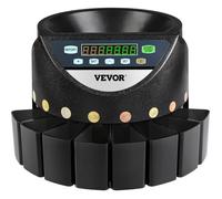 VEVOR Pièces de Monnaie d'Argent 220 V / 50 Hz Trieur de Pièces Environ 300 pièces / min Pièces de Trieur d'Argent et Capacité de la Boîte Environ 50 à 300 Pièces Chacune avec 8 Boîtes de Collecte