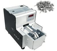 Compteuse de vis numérique performante avec trémie, machine automatique de comptage de vis, largeur de piste réglable de 1 à 5 mm pour un emballage rapide des vis et un comptage précis