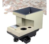 Compteuse et trieuse Automatique de pièces, 1200 pièces/Min, Machine électronique de comptage de pièces, avec conteneur de Stockage de Grande capacité pour 2000/3000 pièces, pour banques, Bus CS-400