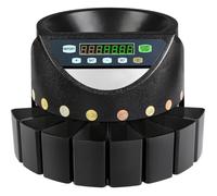 Compteuse Pièces de Monnaie d'Argent - KSW550-1 - Trieur de Pièces - 270 Pièces/min - Noir