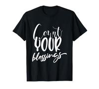 Comptez Vos bénédictions Thanksgiving Merci Merci T-Shirt