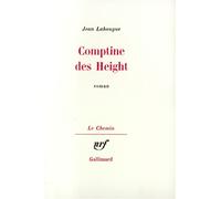 Jean Lahougue – Comptine des Height – Livre – Gallimard