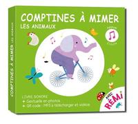 Comptines à mimer avec Rémi Les animaux - Rémi Guichard - Formulette Production - cartonné - Comptine, chant