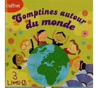 Comptines autour du monde Coffret 3 livres avec CD audio - Collectif - Formulette Production - Coffret - Méthode de langue