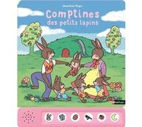 Amandine Meyer – Comptines des petits lapins – Dès 6 mois – Nathan – Cartonné