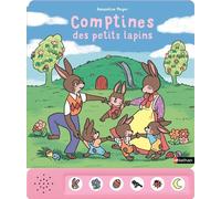 Comptines des petits lapins - Amandine Meyer - Nathan - cartonné - Comptine, chant