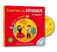 Comptines en espagnol à mimer Avec un QR code pour télécharger la version MP3 des chansons - Collectif - Formulette Production - Livre CD - Comptine, chant CD
